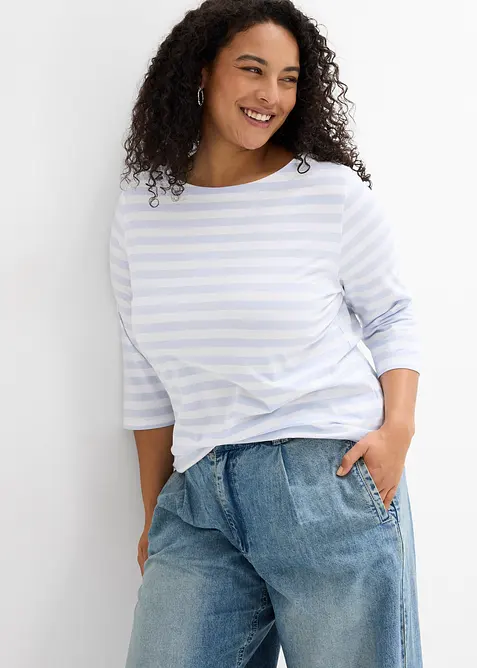 Shirt mit U-Boot-Ausschnitt, bonprix