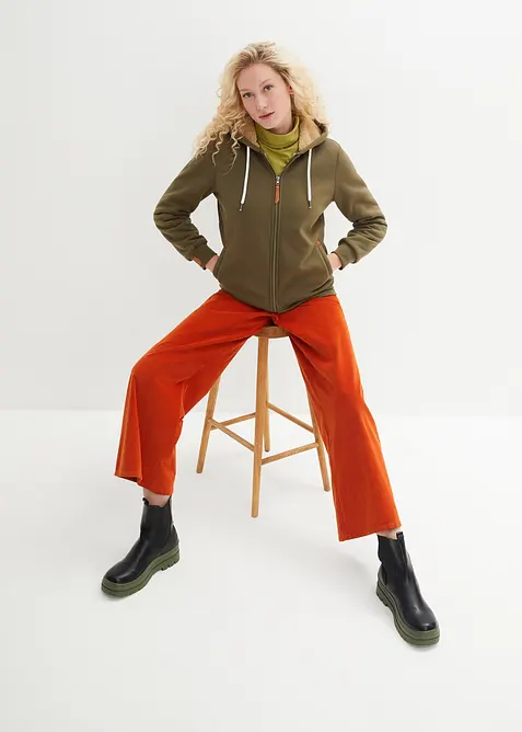 Langarmshirt mit  reiner Bio-Baumwolle, bonprix