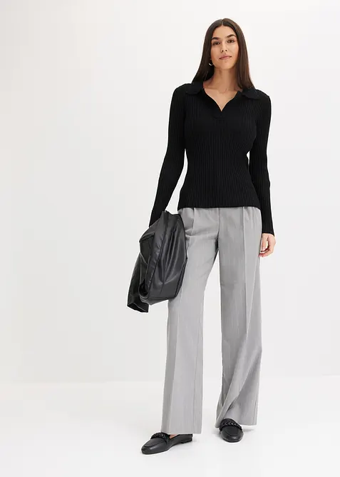 Nadelstreifen Marlenehose, bonprix