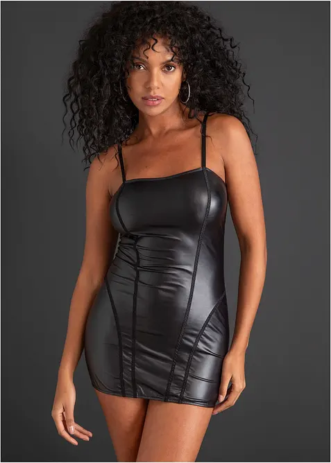 Nuisette &eacute;rotique effet mouill&eacute;, bonprix
