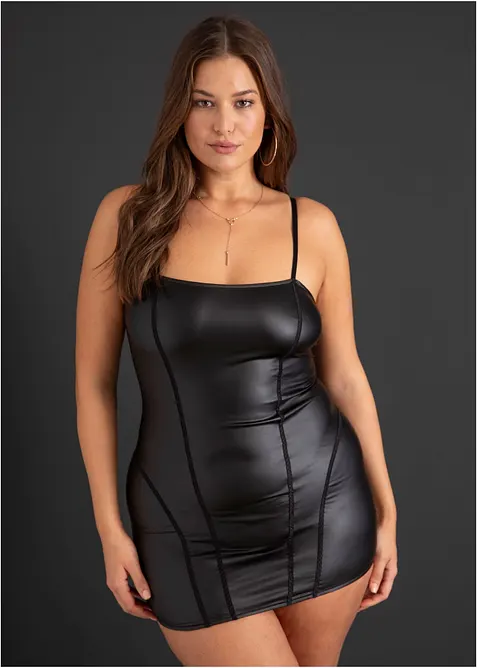 Nuisette &eacute;rotique effet mouill&eacute;, bonprix