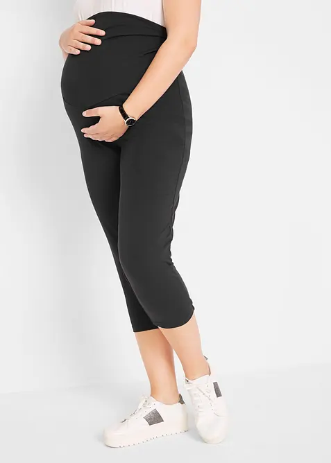 Lot de 2 leggings de grossesse, longueur 3/4, bonprix