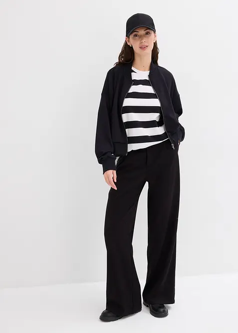 Sweatblouson aus softem Viskose-Mix, bonprix