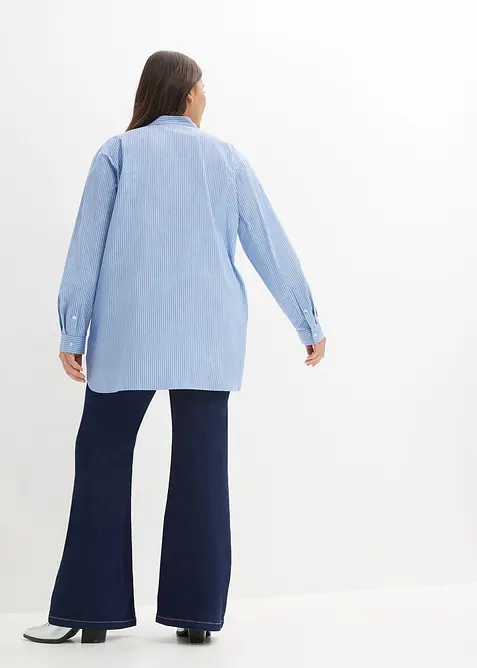Longbluse mit Krempel-&Auml;rmel, bonprix