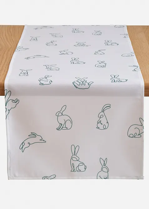 Tischl&auml;ufer mit Hasen Druck, bonprix