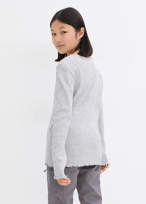 Lot de 2 T-shirts en coton c&ocirc;tel&eacute;, bonprix