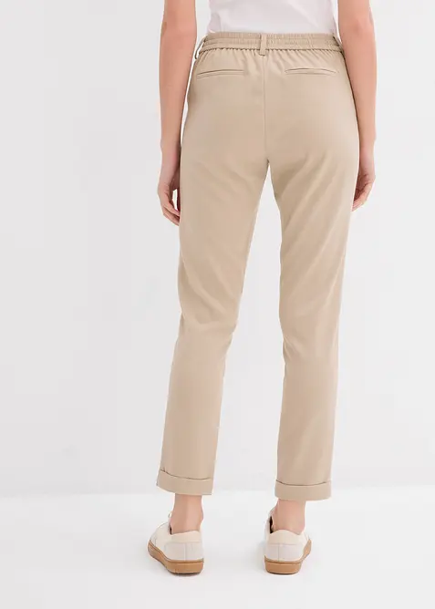 Pantalon chino en viscose mélangée, bonprix