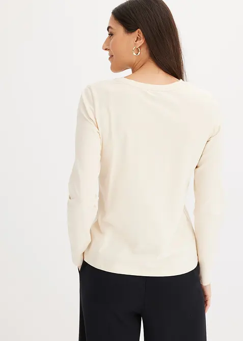 Langarmshirt mit Bio-Baumwolle, bonprix