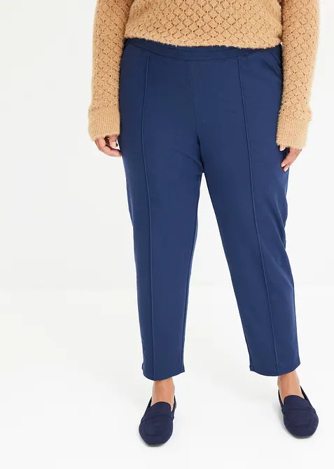 Pantalon &eacute;lastiqu&eacute; avec passepoils devant, bonprix