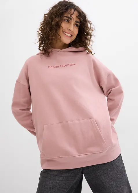 Sweat &agrave; capuche 100% coton, bonprix
