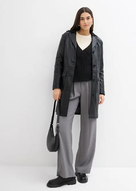 Kapuzenpullover mit asymmetrischem Saum, bonprix