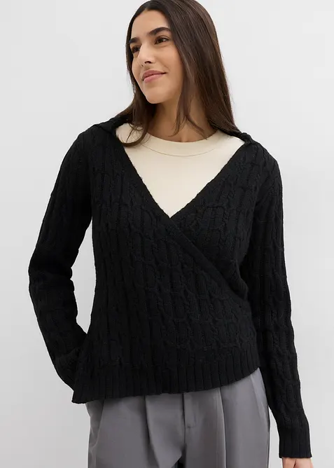 Kapuzenpullover mit asymmetrischem Saum, bonprix