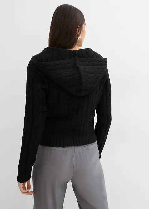 Kapuzenpullover mit asymmetrischem Saum, bonprix