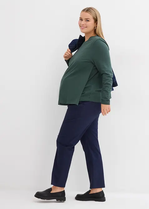 Umstands- und Stillshirts aus reiner Bio-Baumwolle (2er Pack), bonprix