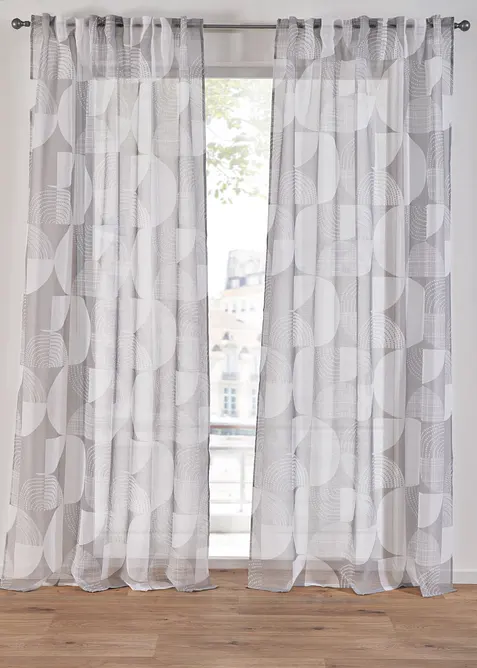 Voilage imprimé (1 pce), bonprix