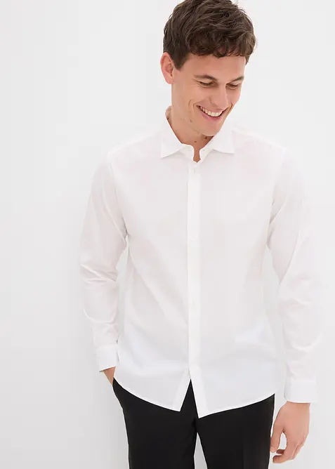 Business-Hemd aus reiner Baumwolle, Regular Fit, bonprix