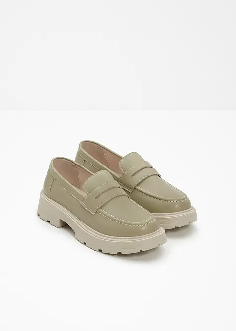 Mocassins &agrave; semelle &eacute;paisse et l&eacute;g&egrave;re, bonprix