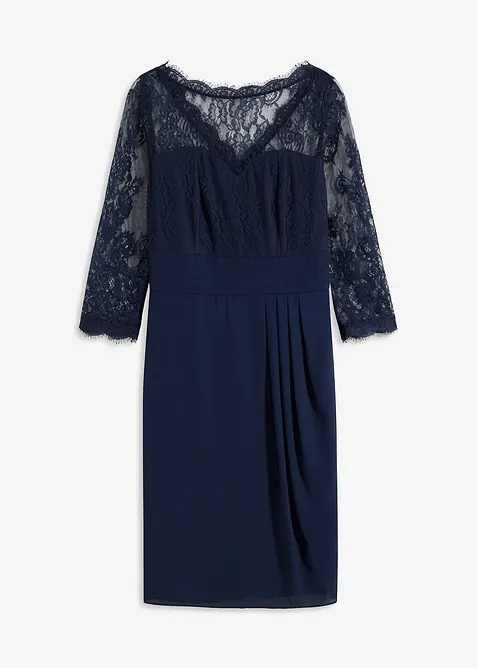 Minikleid mit Spitze, bonprix