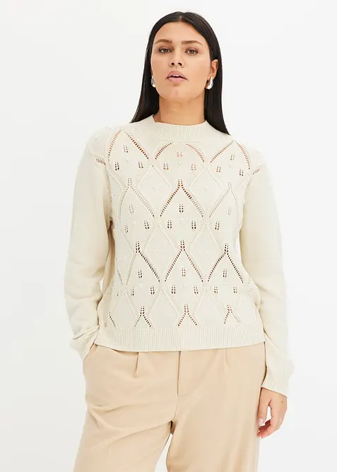 Ajour-Pullover, bonprix