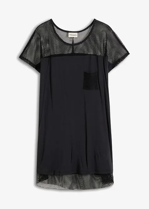 T-shirt long de plage en viscose, bonprix