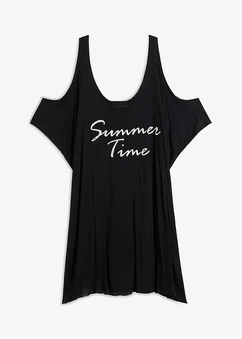 Robe de plage transparente en viscose, bonprix