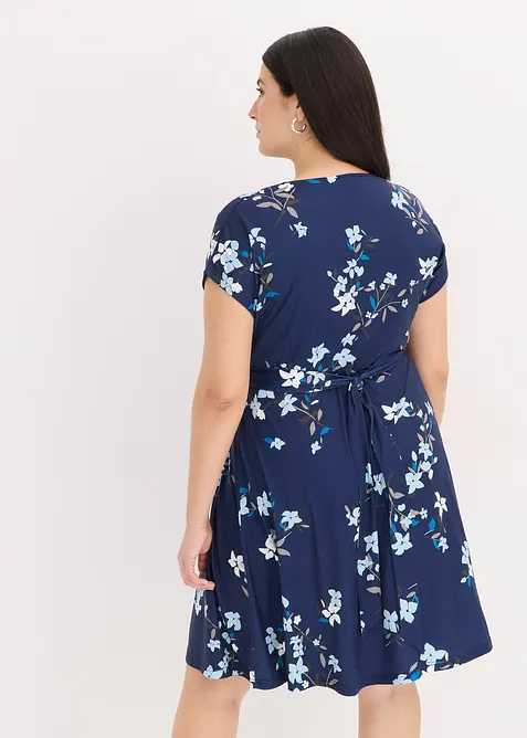 Jerseykleid in Wickeloptik, bonprix