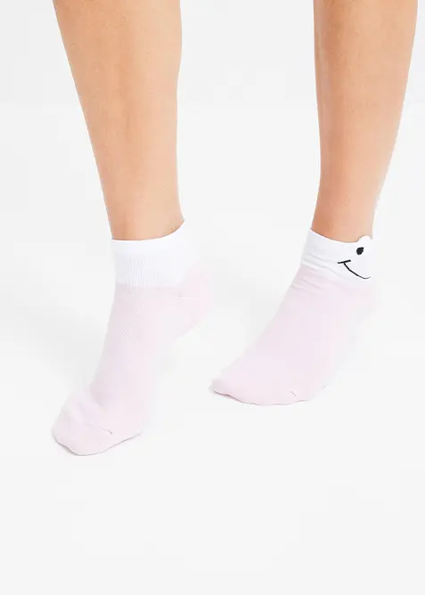 Kurzsocken mit Bio-Baumwolle (5er Pack), bonprix
