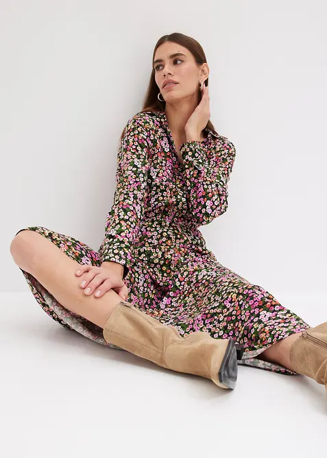 Maxikleid aus reiner Viskose, bonprix