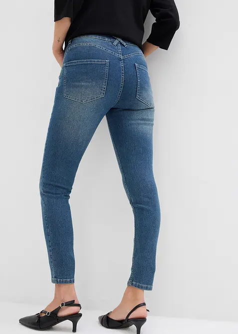 Jean skinny taille mi-haute, extensible, bonprix