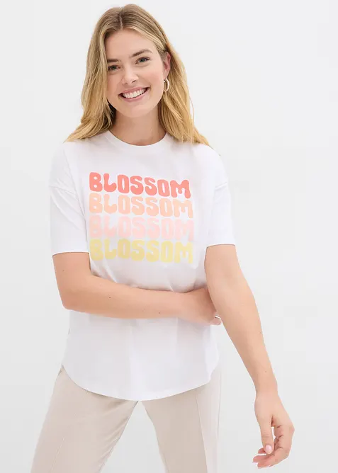 Oversize-Boxyshirt aus Bio-Baumwolle, bonprix