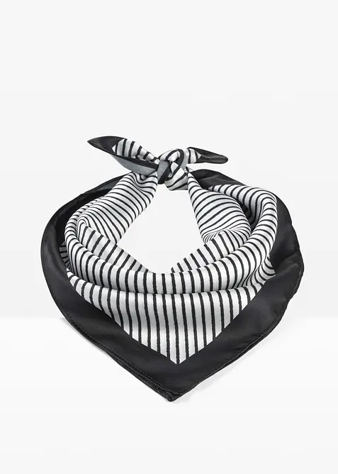 Foulard ray&eacute; en velours &eacute;ponge, bonprix