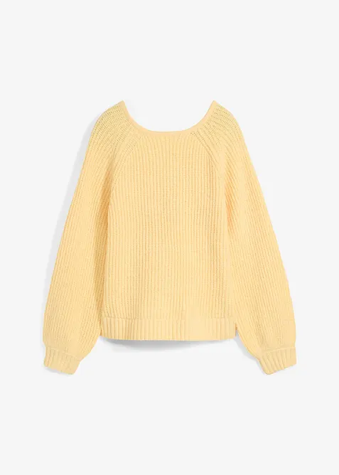 Wendestrickjacke mit Schleifen, bonprix