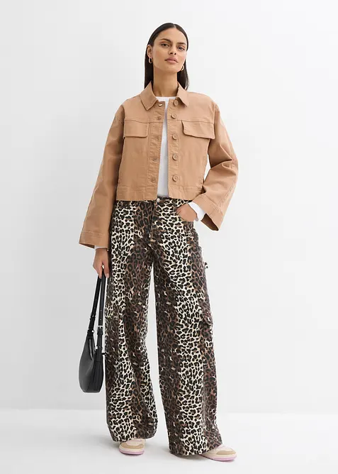 Kurze Twill-Jacke, bonprix