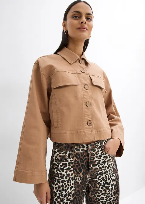 Kurze Twill-Jacke, bonprix