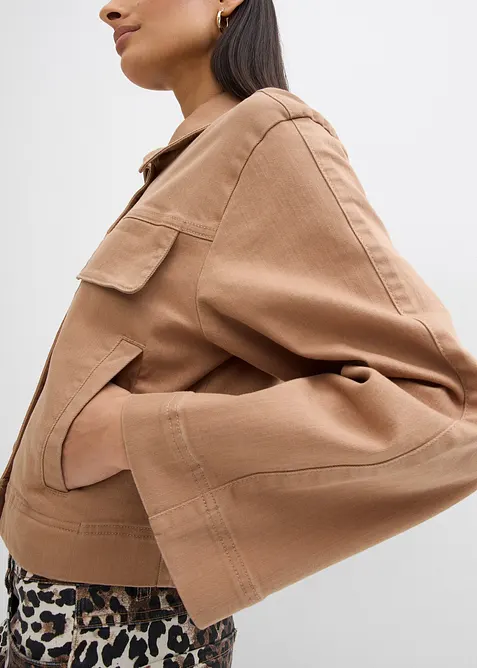 Kurze Twill-Jacke, bonprix