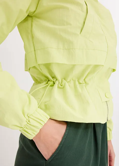 Kurze Jacke mit Taillen-Tunnelzug, bonprix