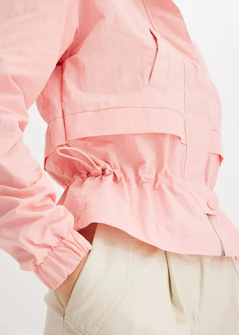 Kurze Jacke mit Taillen-Tunnelzug, bonprix