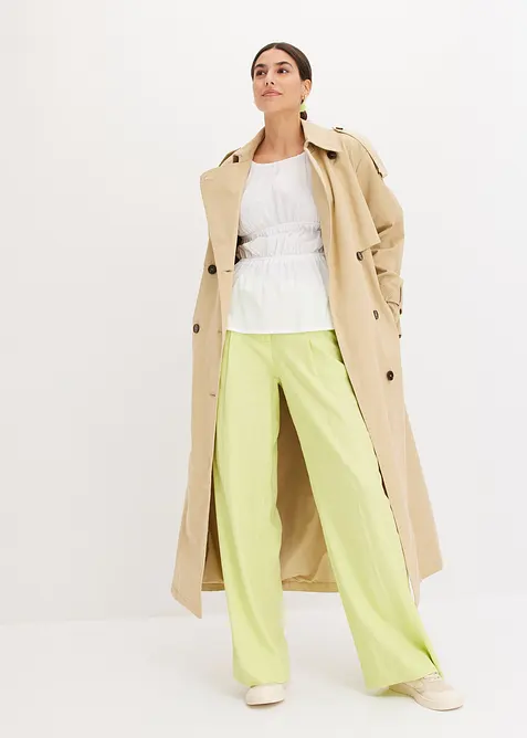 Palazzo-Hose aus leichtem Leinen-Mix, bonprix