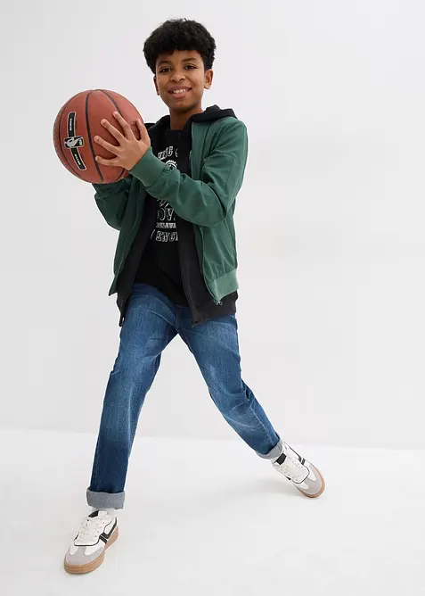 T-Shirt aus reiner Bio-Baumwolle (2er Pack), bonprix