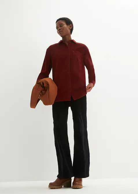 Cordhemd aus reiner Baumwolle, bonprix