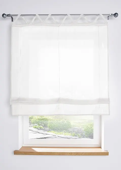 Store à nouer aspect lin, bonprix