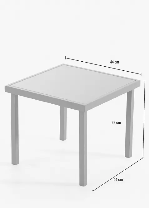 Salon de jardin (3 pi&egrave;ces), bonprix