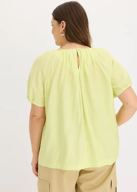 Blouse à effet froissé texturé, bonprix