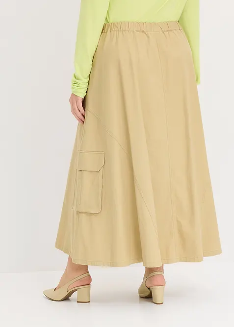 Cargorock aus reiner Baumwolle, bonprix