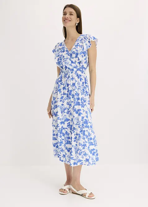 Midikleid aus fließender Viskose, bonprix