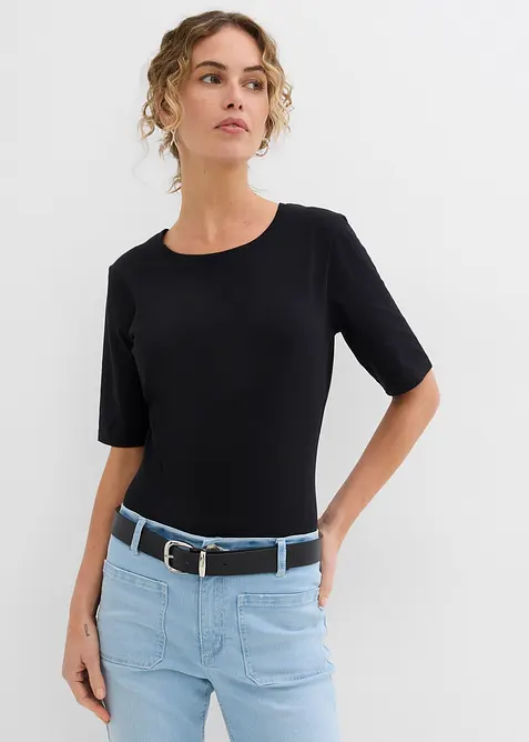 Lot de 2 bodys &agrave; manches courtes, bonprix