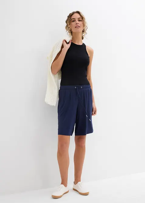Bermuda en jersey de viscose fluide, bonprix