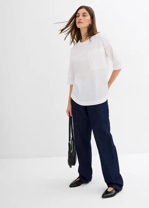 Blouse en jersey oversize, bonprix