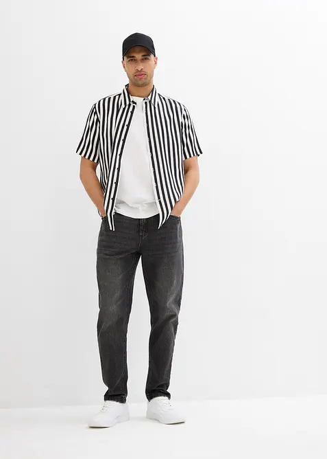 Kurzarmhemd aus softer Viskose, bonprix