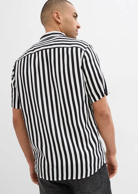 Kurzarmhemd aus softer Viskose, bonprix